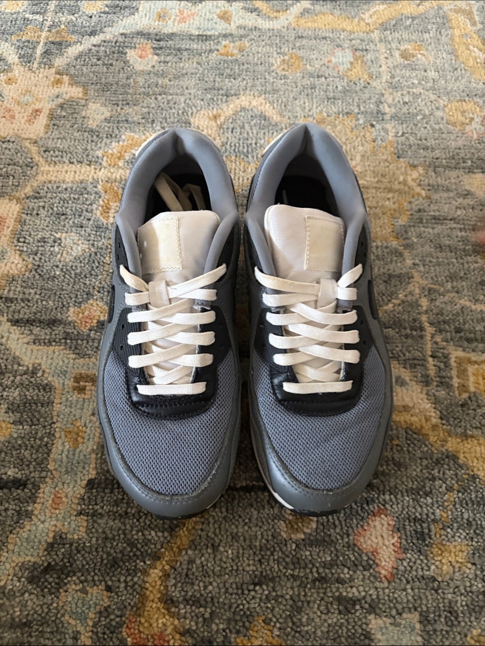 Nike Gray and White Women's Casual Sneakers